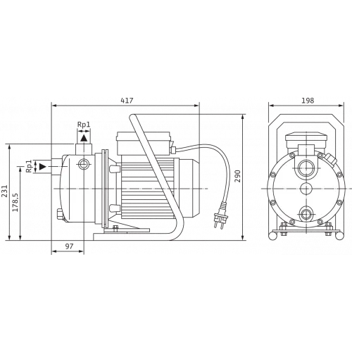 Насос WILO WJ-204-EM